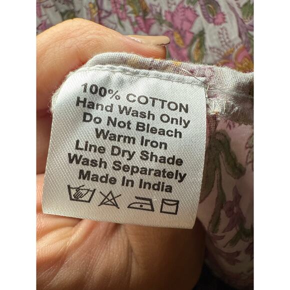 Daughters of India Kyra floral mini flowy dress womens XS bohemian boho indie - Picture 5 of 10